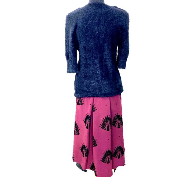 Anthropologie Knitted & Knotted Isola Black Textured Sweater‎ XL - Picture 3 of 8